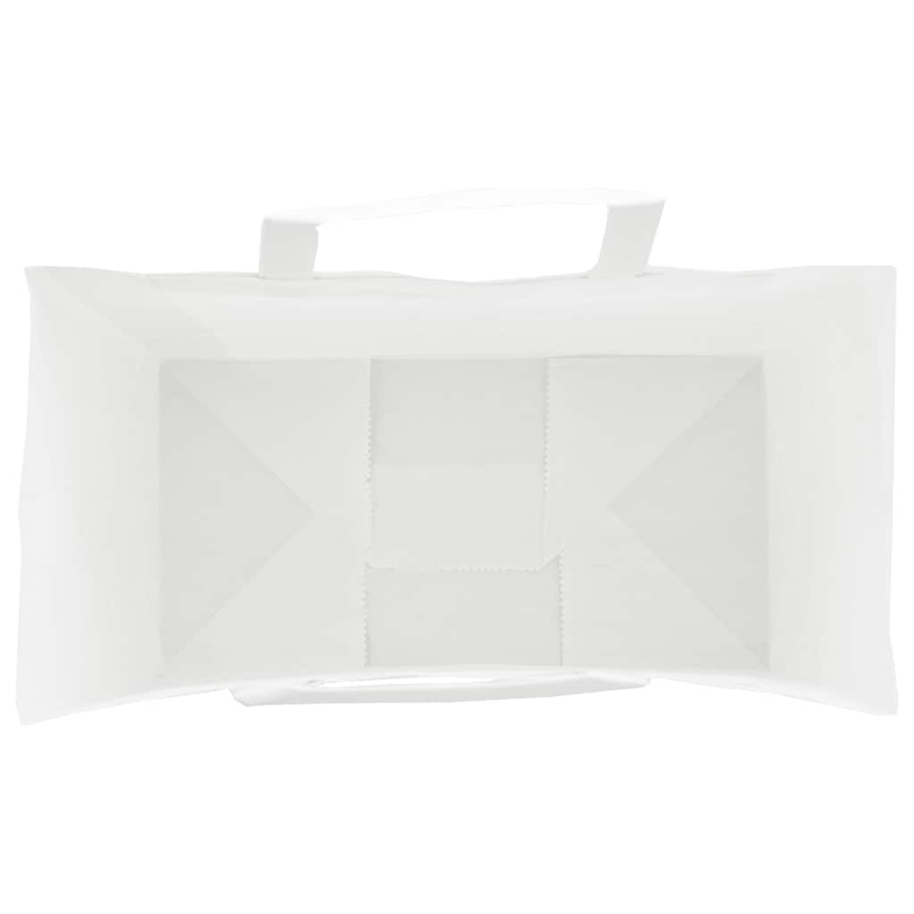 Paper Bags 50 pcs with Handles White 32x17x44 cm
