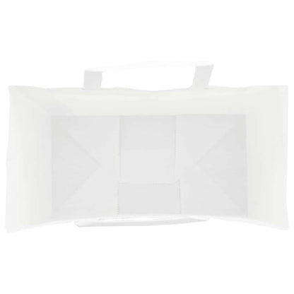Paper Bags 250 pcs with Handles White 21x11x28 cm