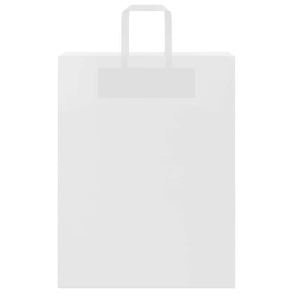 Paper Bags 250 pcs with Handles White 32x12x42 cm