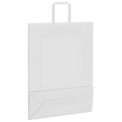 Paper Bags 250 pcs with Handles White 32x12x42 cm