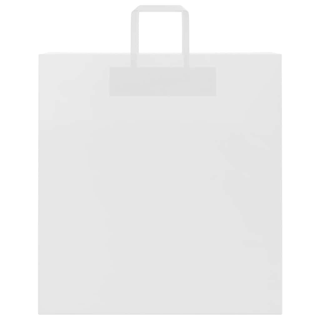 Paper Bags 250 pcs with Handles White 45x17x48 cm