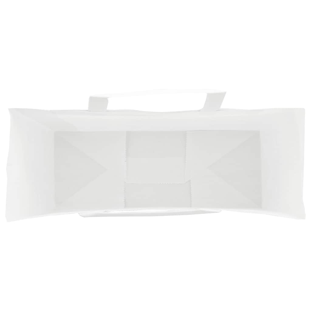 Paper Bags 250 pcs with Handles White 45x17x48 cm