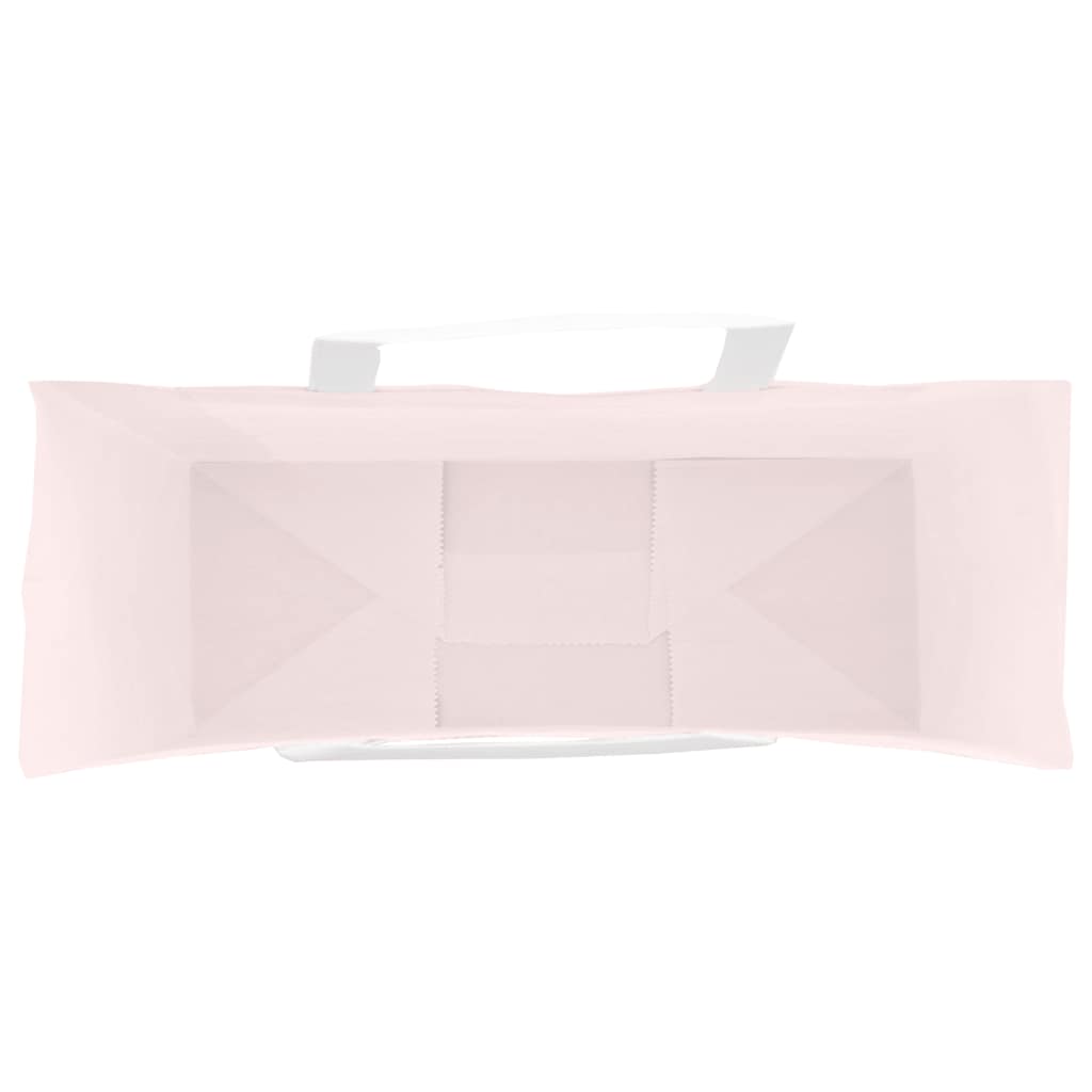 Paper Bags 50 pcs with Handles Pink 32x12x42 cm
