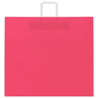 Paper Bags 50 pcs with Handles Pink 54x15x49 cm
