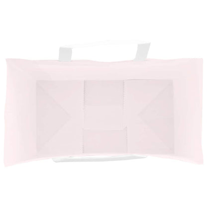 Paper Bags 250 pcs with Handles Pink 15x8x21 cm