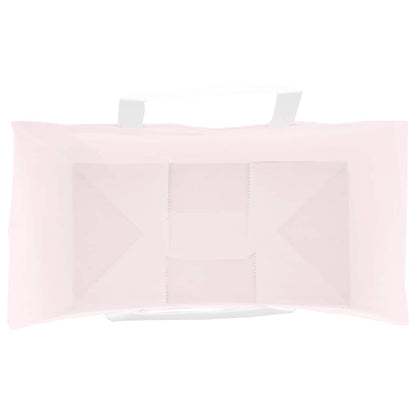 Paper Bags 250 pcs with Handles Pink 21x11x28 cm