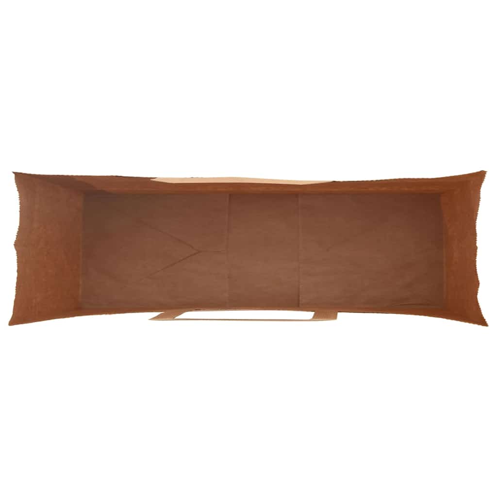 Paper Bags 250 pcs with Handles Green 54x15x49 cm