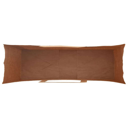 Paper Bags 250 pcs with Handles Green 54x15x49 cm