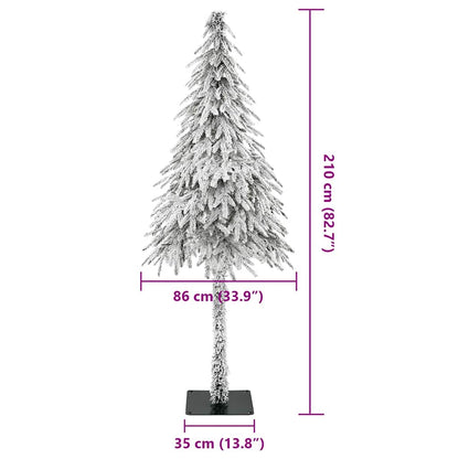 Artificial Christmas Tree with Stand White 86 x 86 x 210 cm