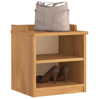Hallway Bench "SANDNES" 45x40x50 cm Solid Wood Pine