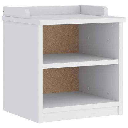 Hallway Bench "SANDNES" White 45x40x50 cm Solid Wood Pine
