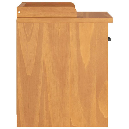 Hallway Bench SANDNES 45x40x50 cm Solid Wood Pine