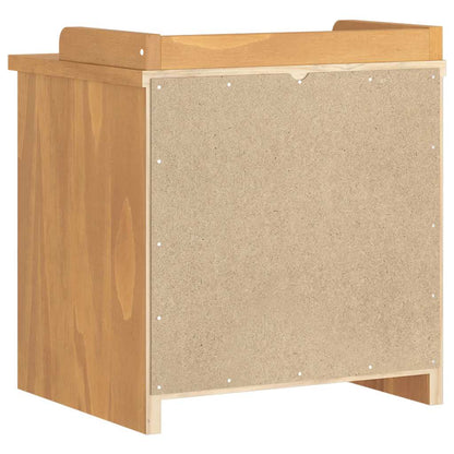 Hallway Bench SANDNES 45x40x50 cm Solid Wood Pine