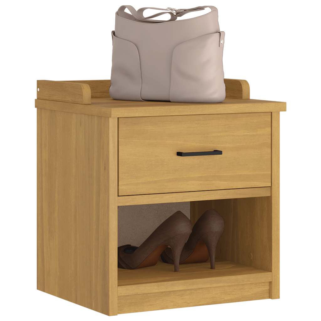 Hallway Bench SANDNES 45x40x50 cm Solid Wood Pine