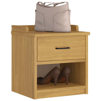 Hallway Bench SANDNES 45x40x50 cm Solid Wood Pine