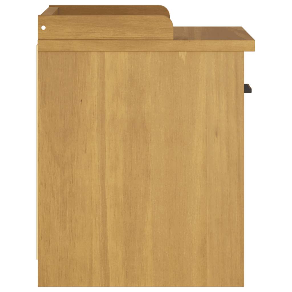 Hallway Bench SANDNES 45x40x50 cm Solid Wood Pine