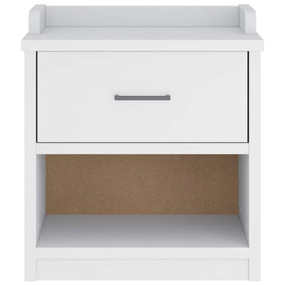 Hallway Bench SANDNES White 45x40x50 cm Solid Wood Pine