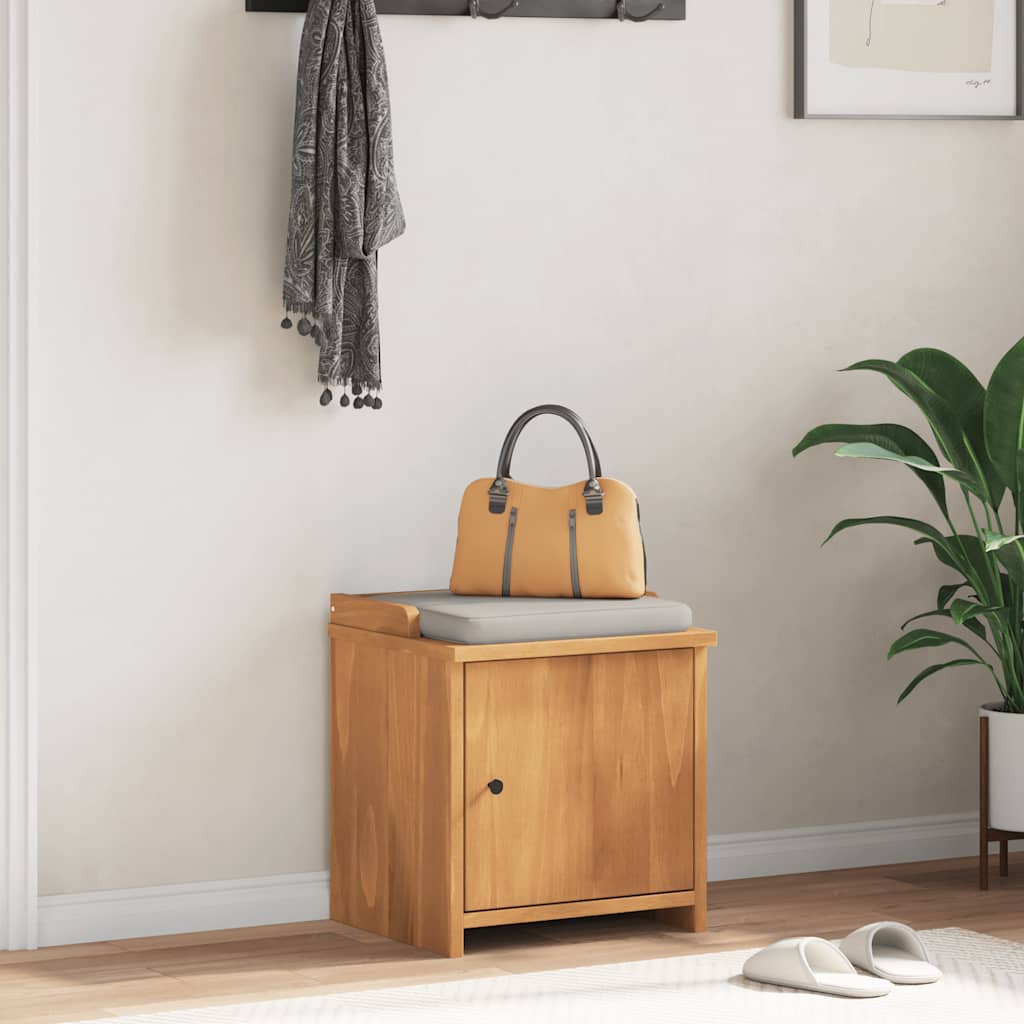 Hallway Bench SANDNES 45x40x50 cm Solid Wood Pine