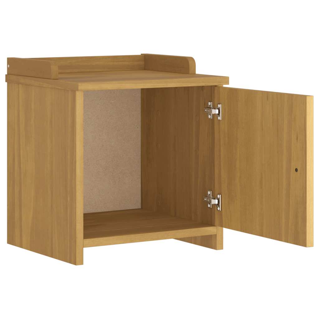 Hallway Bench SANDNES 45x40x50 cm Solid Wood Pine