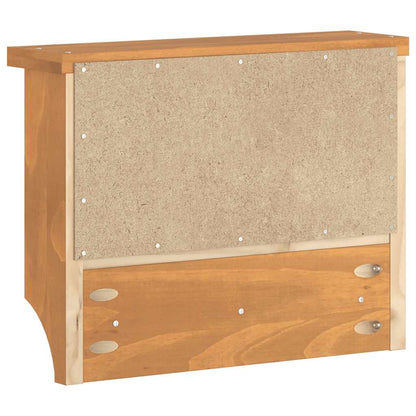 Wall-mounted Coat Rack SANDNES 45x12x35 cm Solid Wood Pine