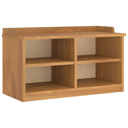 Hallway Bench SANDNES 87x40x50 cm Solid Wood Pine