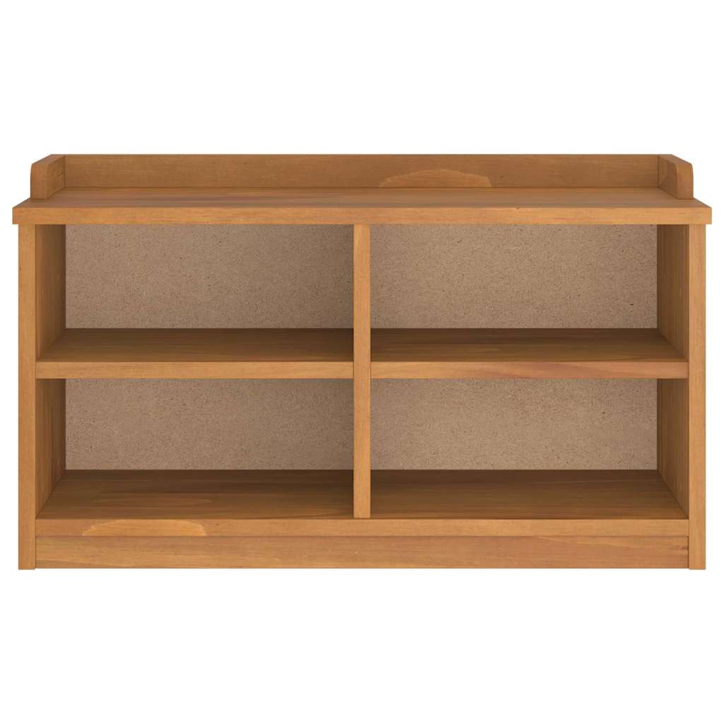Hallway Bench "SANDNES" 87x40x50 cm Solid Wood Pine