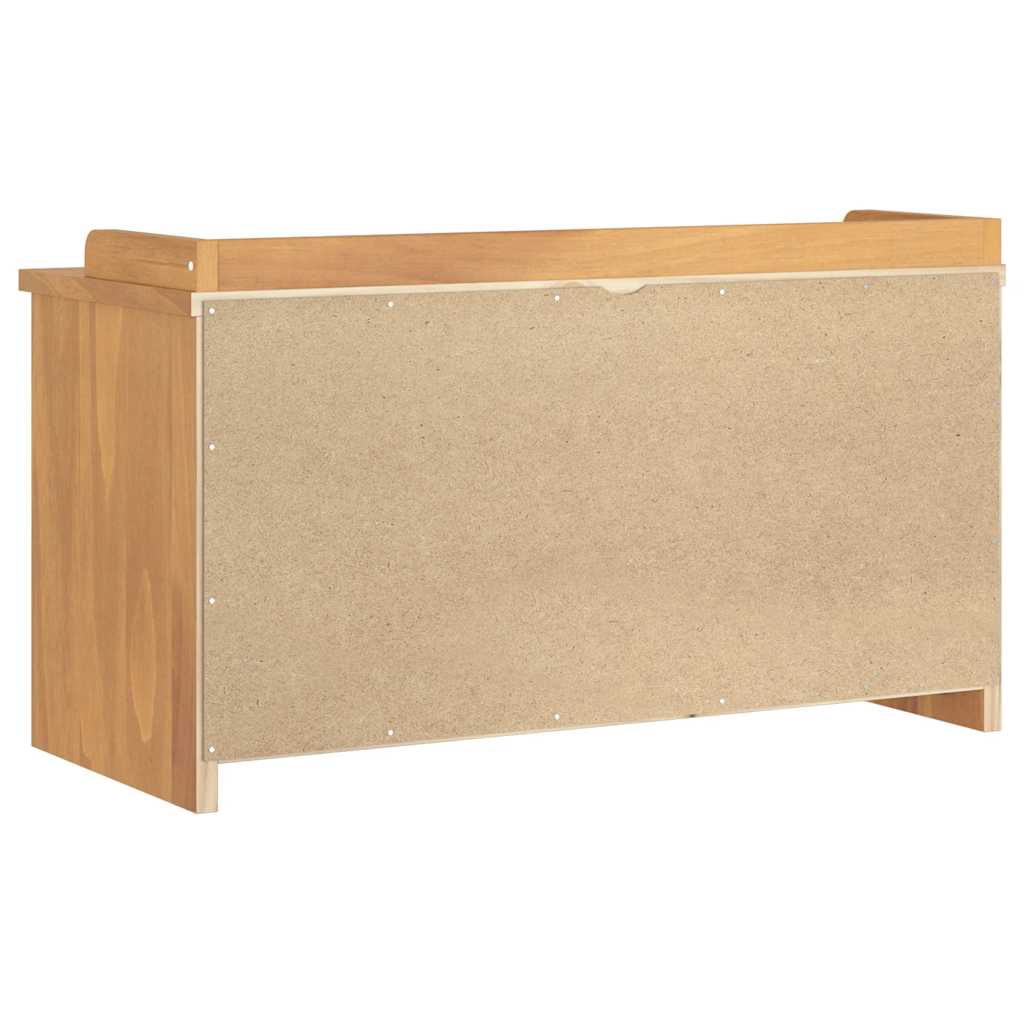 Hallway Bench SANDNES 87x40x50 cm Solid Wood Pine