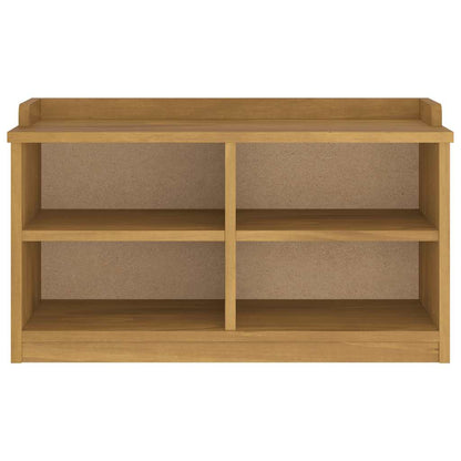 Hallway Bench SANDNES 87x40x50 cm Solid Wood Pine