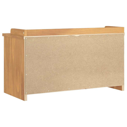 Hallway Bench SANDNES 87x40x50 cm Solid Wood Pine