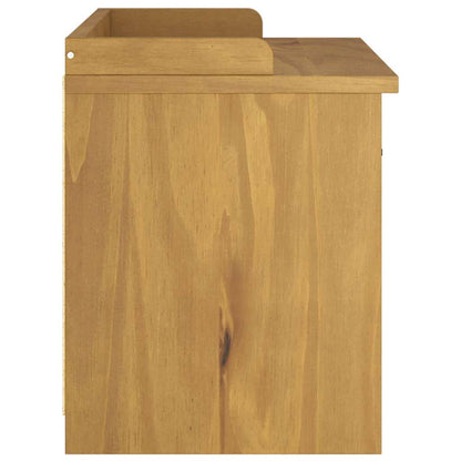 Hallway Bench SANDNES 87x40x50 cm Solid Wood Pine