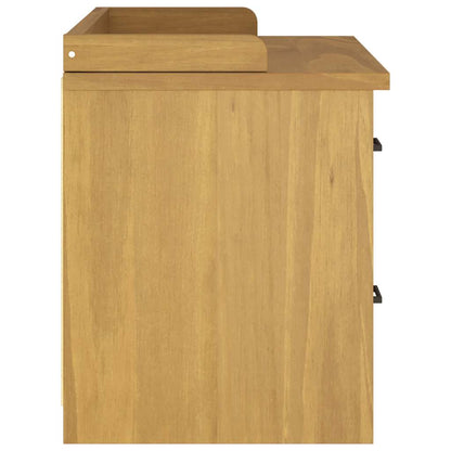 Hallway Bench SANDNES 87x40x50 cm Solid Wood Pine