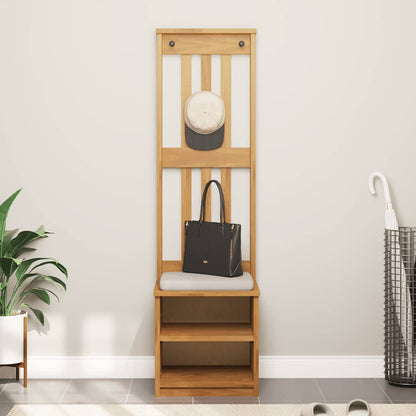 Hall Tree SANDNES 45x40x159.5 cm Solid Wood Pine