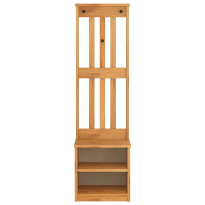 Hall Tree SANDNES 45x40x159.5 cm Solid Wood Pine