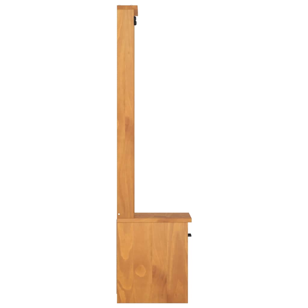 Hall Tree "SANDNES" 45x40x159,5 cm Solid Wood Pine