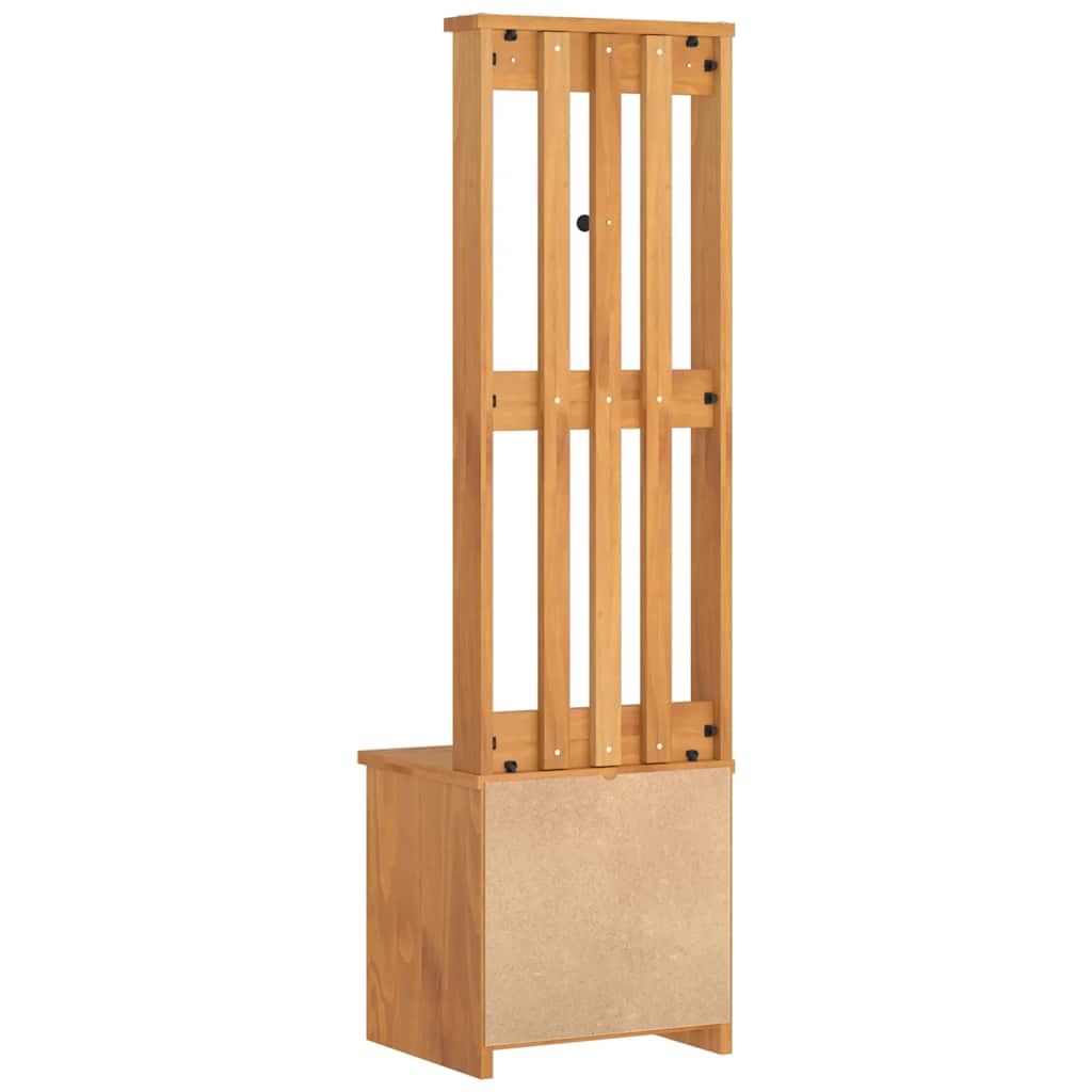 Hall Tree "SANDNES" 45x40x159,5 cm Solid Wood Pine