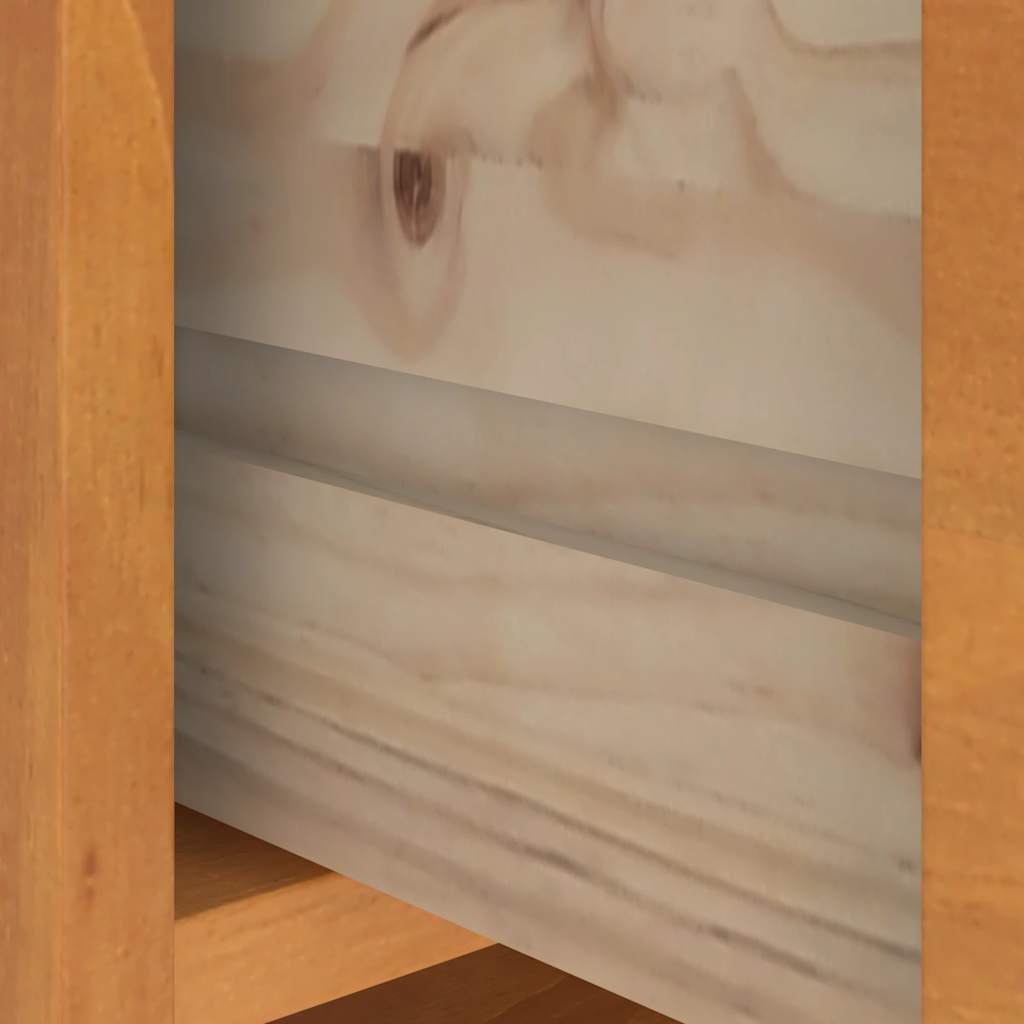 Hall Tree SANDNES 45x40x159.5 cm Solid Wood Pine