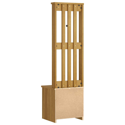 Hall Tree "SANDNES" 45x40x159,5 cm Solid Wood Pine