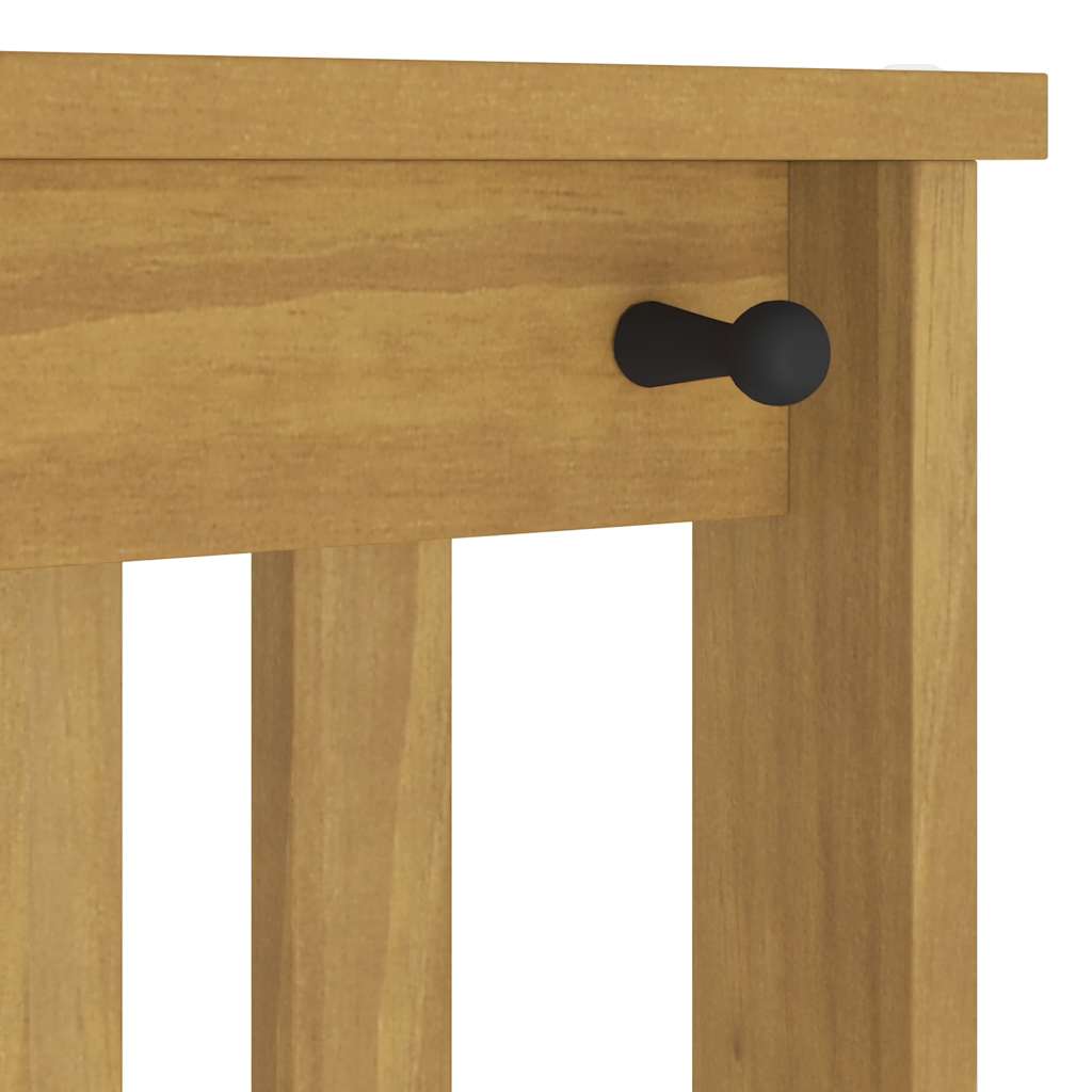 Hall Tree "SANDNES" 45x40x159,5 cm Solid Wood Pine