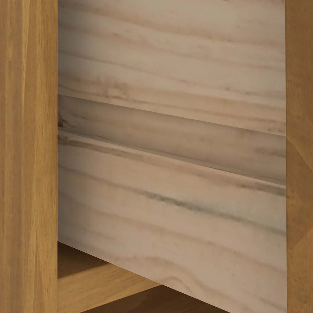 Hall Tree "SANDNES" 45x40x159,5 cm Solid Wood Pine
