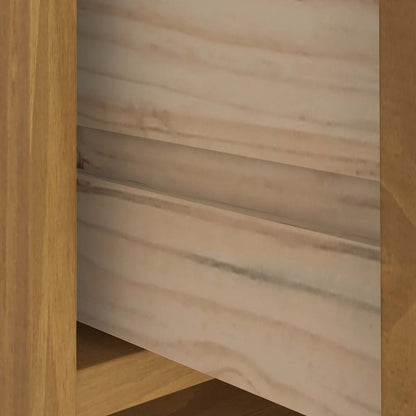 Hall Tree "SANDNES" 45x40x159,5 cm Solid Wood Pine