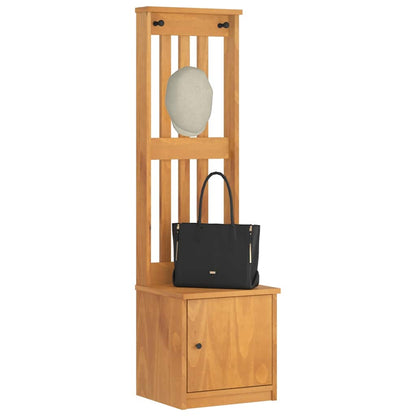 Hall Tree SANDNES 45x40x159.5 cm Solid Wood Pine