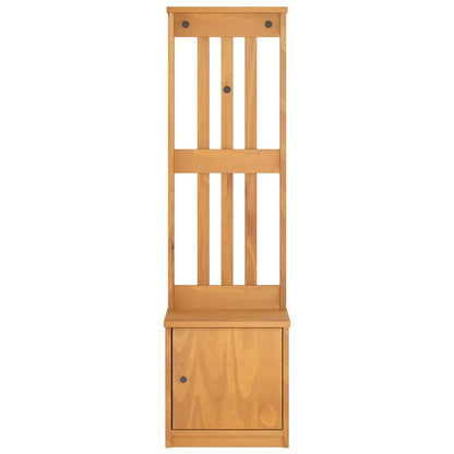 Hall Tree SANDNES 45x40x159.5 cm Solid Wood Pine