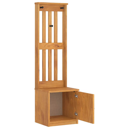 Hall Tree SANDNES 45x40x159.5 cm Solid Wood Pine