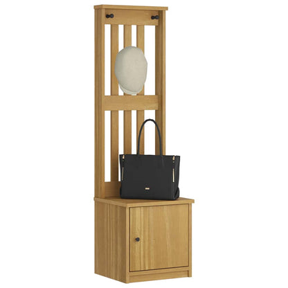 Hall Tree SANDNES 45x40x159.5 cm Solid Wood Pine