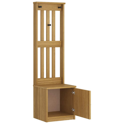 Hall Tree SANDNES 45x40x159.5 cm Solid Wood Pine