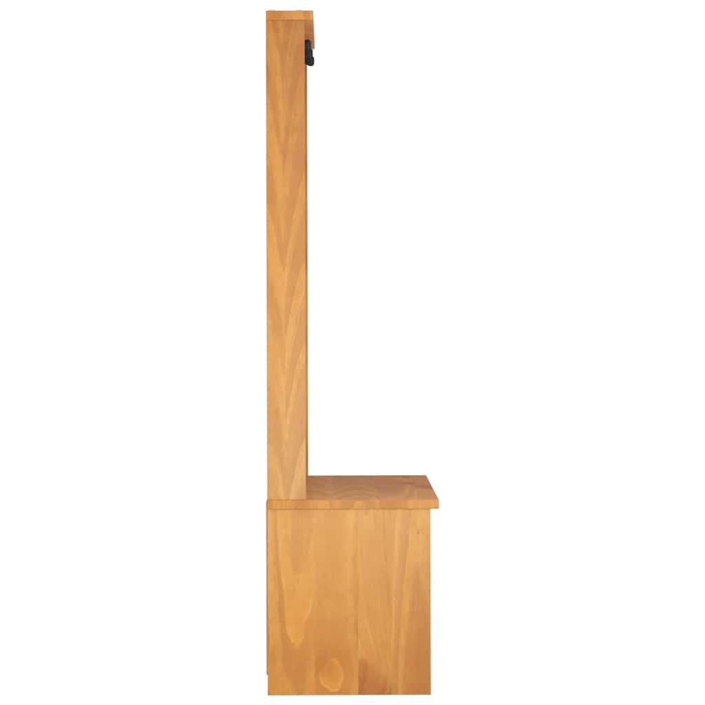 Hall Tree SANDNES 87x40x159.5 cm Solid Wood Pine