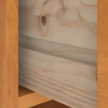 Hall Tree "SANDNES" 87x40x159,5 cm Solid Wood Pine