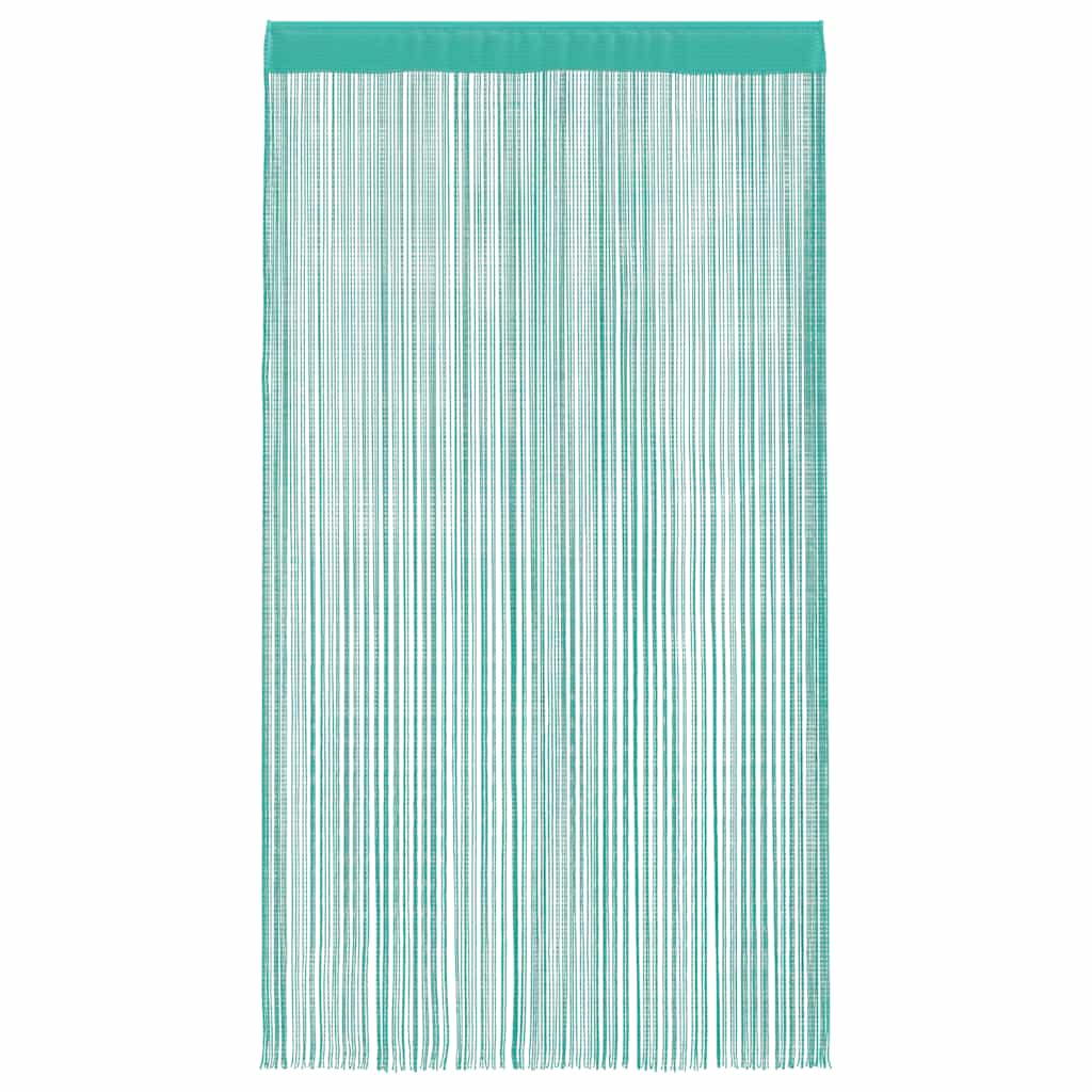 String Curtains 2 pcs Turquoise 100x250 cm