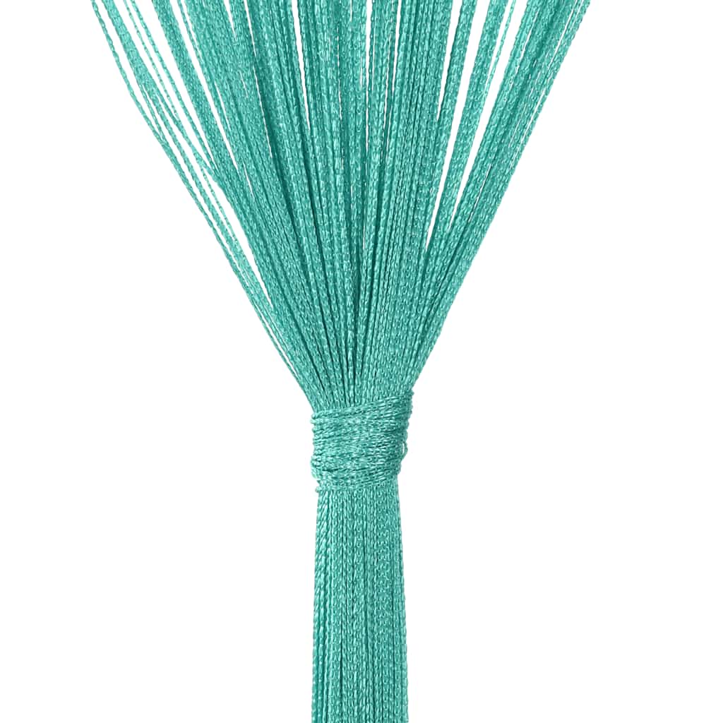 String Curtains 2 pcs Turquoise 140x250 cm