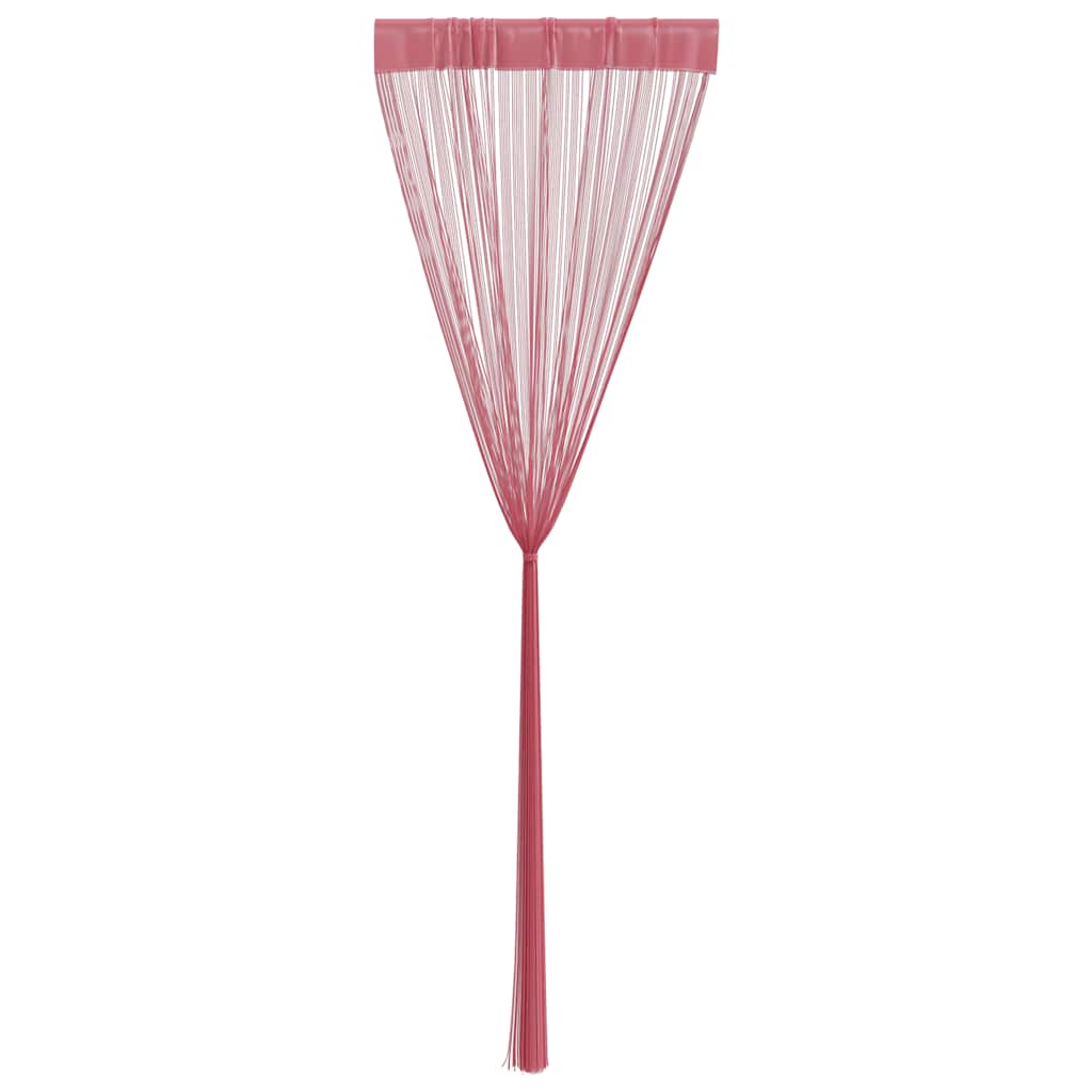 String Curtains 2 pcs Pink 140x250 cm